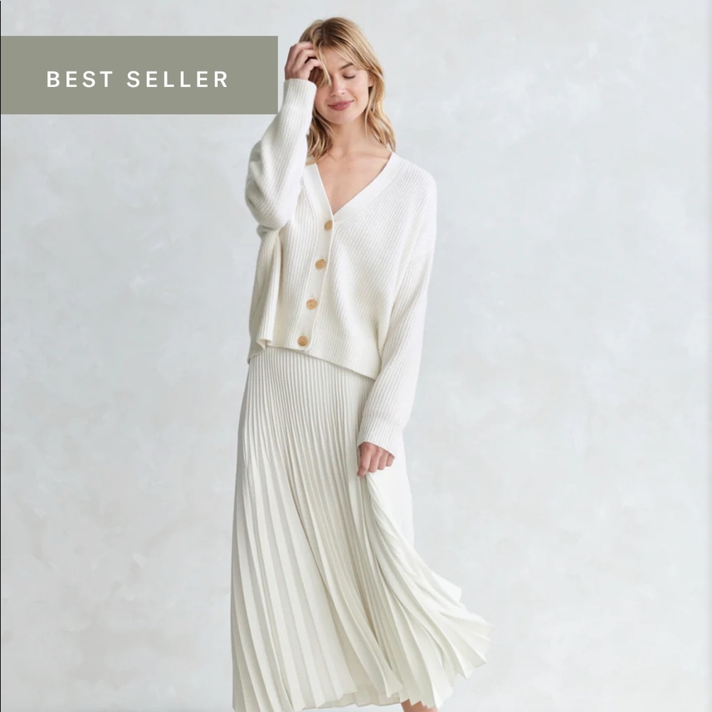 Jenni Kayne Cropped Cashmere Cocoon Cardigan